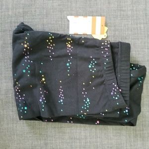 NWT - XL cat and Jack black rainbow stat leggings